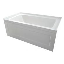 Valley Acrylic ESPACE5430SKR - ESPACE Skirted Bathtub Right Drain 54 x