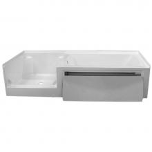 Valley Acrylic OVO9636LR-VHCR - Bath/Shower Combo bathtub 96 x