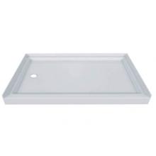 Valley Acrylic SBOD7236L - Single Threshold Offset Left Drain Showerbase 72 x