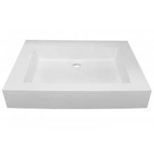 Valley Acrylic VA2419-0/1/4/8WHT/4.5 - Shila Stone Single Basin 4.5apos;apos;