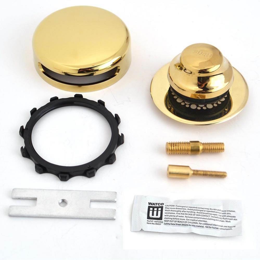 Universal Nufit Innovator Fa Trim Kit - Silicone Polished Brass ''Pvd'' Grid S