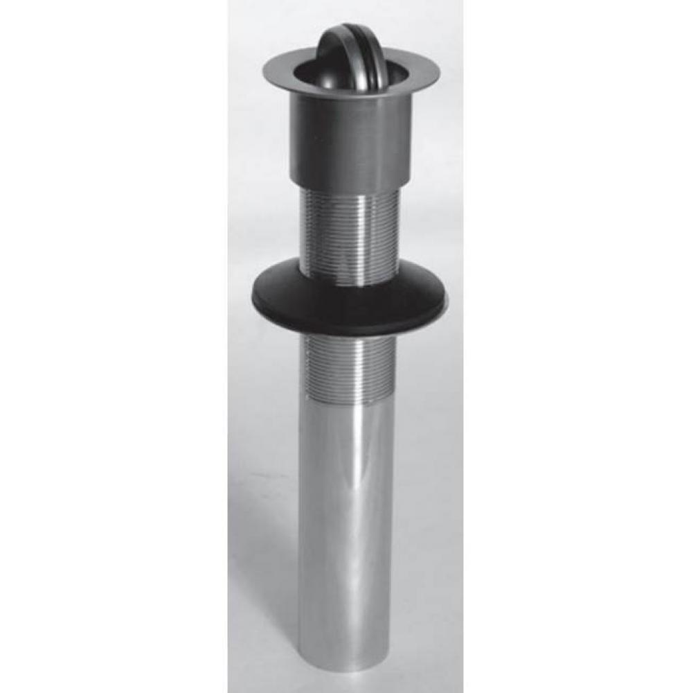 Presflo Lav Drain No Overflow Metal Stopper Brs Aged Pewter Outside Thread