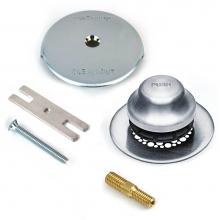 Watco Manufacturing 48701-FA-CP-G - Universal Nufit Foot Actuated Trim Kit - Brs Adapter Pin Chrome Plated Grid Strainer