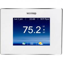 Warmup 4iE-03WH - Warmup 4iE Thermostat, 120V/240V with sensor probe and instructions. Cloud White