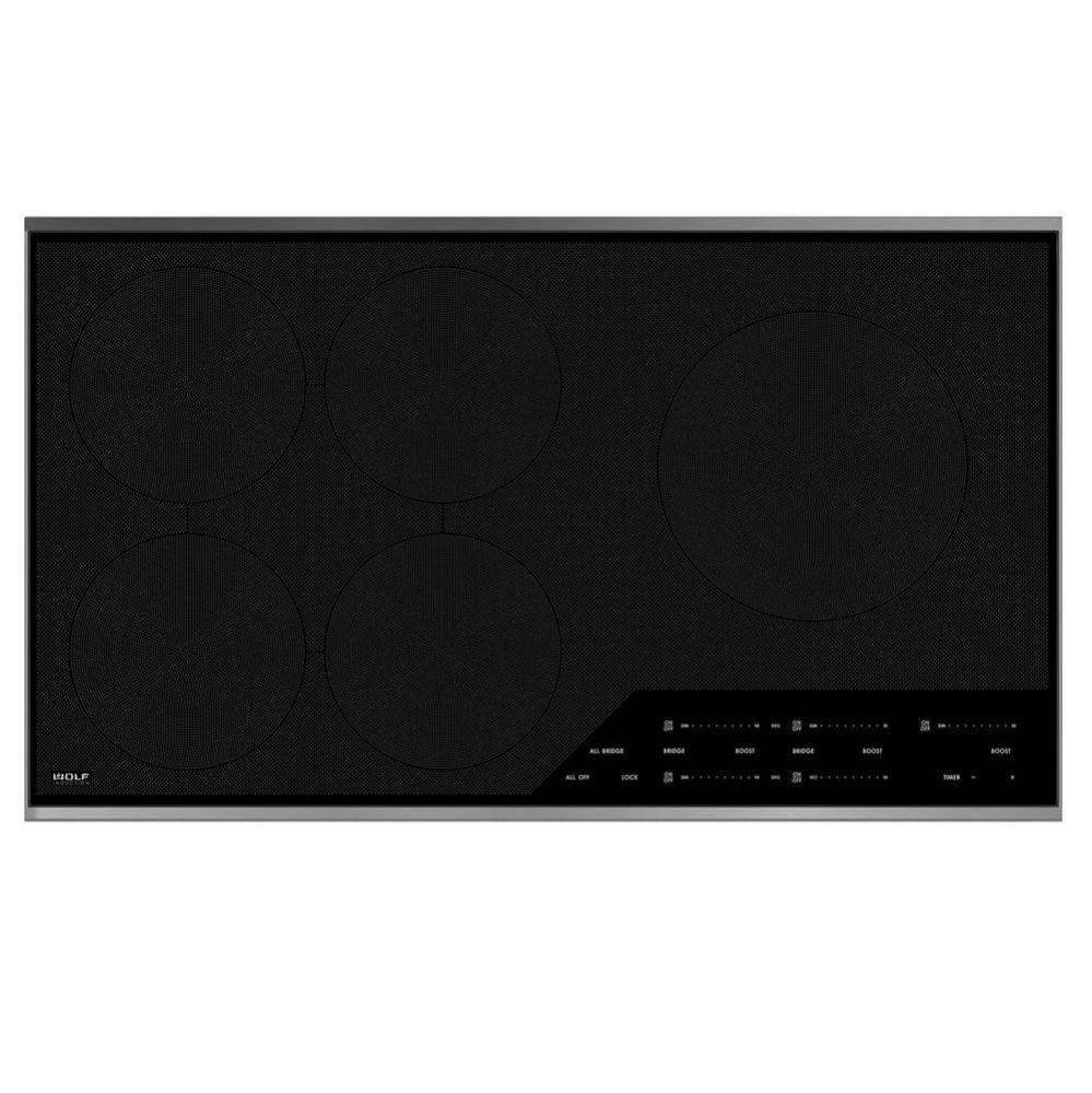 Cooktop, Induction, 36'', Transitional, Ss