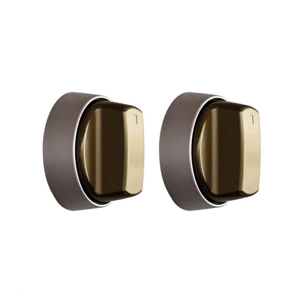 Brushed Brass Knobs