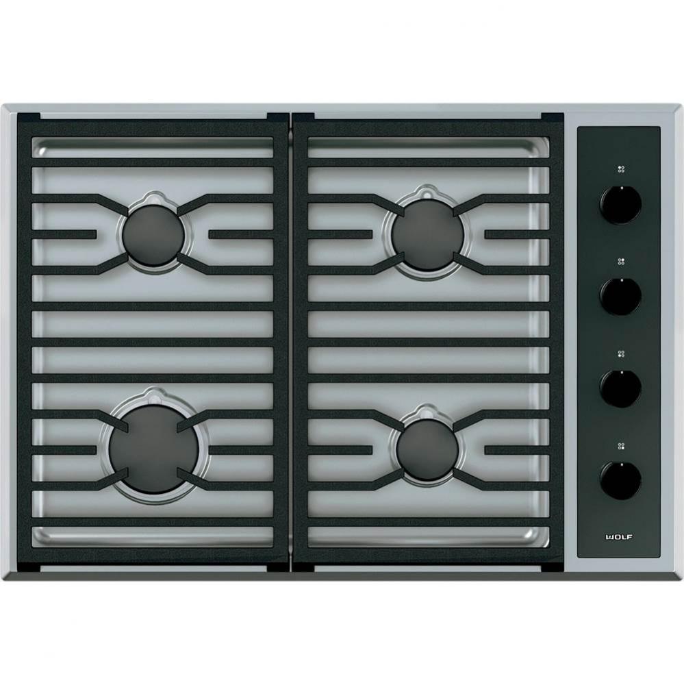 30'' Transitional Gas Cooktop / Ng