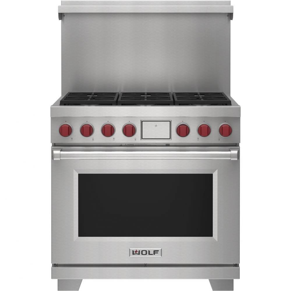 36'' X 20'' Dual Fuel Range Riser With Shelf