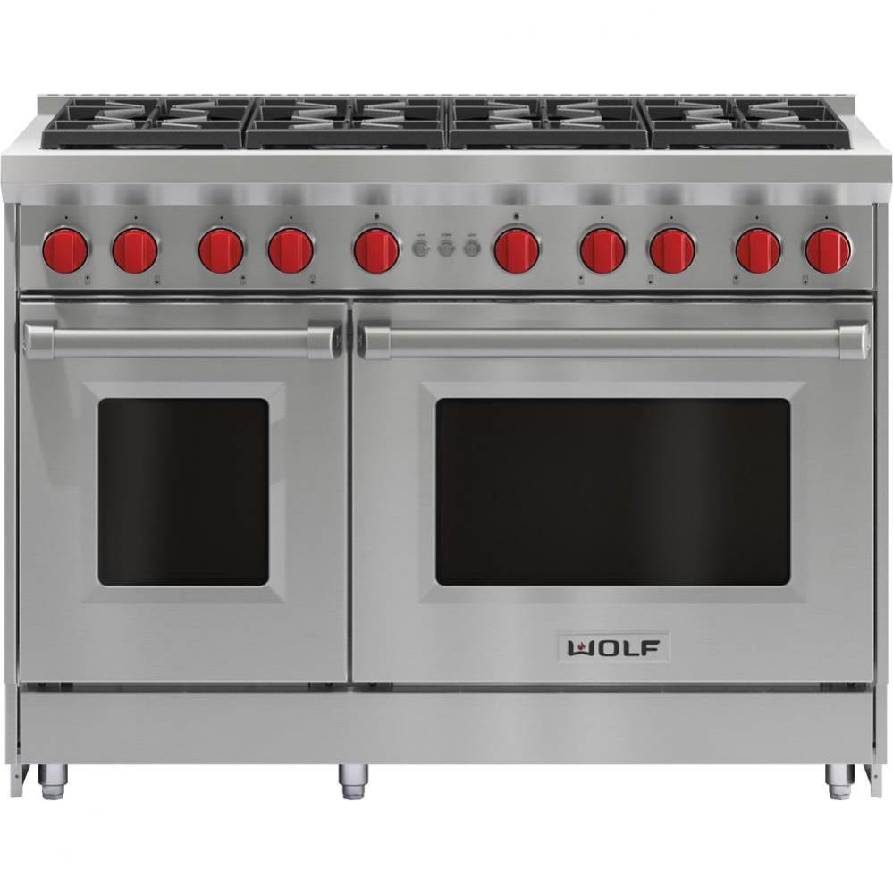 48'' Gas Range, 8 Burner, Ng