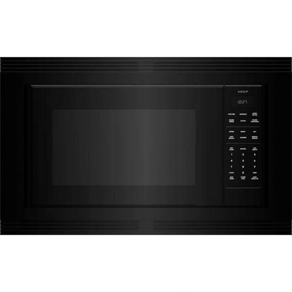 30'' Black Standard Microwave Trim Kit