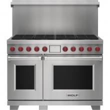 Wolf 9016124 - 48'' X 20'' Dual Fuel Range Riser With Shelf