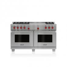 Wolf DF606F - 60'' DUAL FUEL, 6 BURNER, FRENCH TOP,