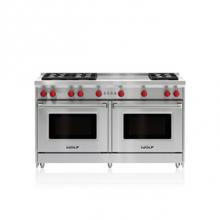 Wolf GR606F - 60'' GAS RANGE, 6 BURNER, FRENCHTOP,