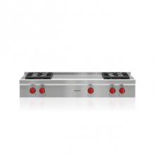 Wolf SRT484F - 48'' SEALED BURNER RANGETOP, 4 BURNER, FRENCH TOP,