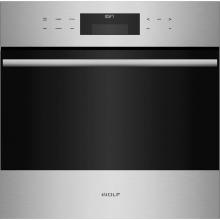 Wolf SO24TE/S/TH - 24'' E Series Single Wall Oven - Transitional - Tubular Handle