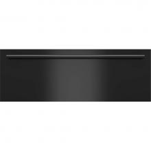 Wolf 826747 - (30'' E-Series) Contemporary Black Glass Warming Drawer Front-Tub