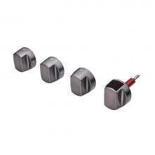 Wolf 9056272 - Brushed Gray Knobs