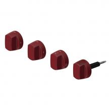 Wolf 9039691 - 48'' And 60'' Dual Fuel Red Knobs (Full Price)