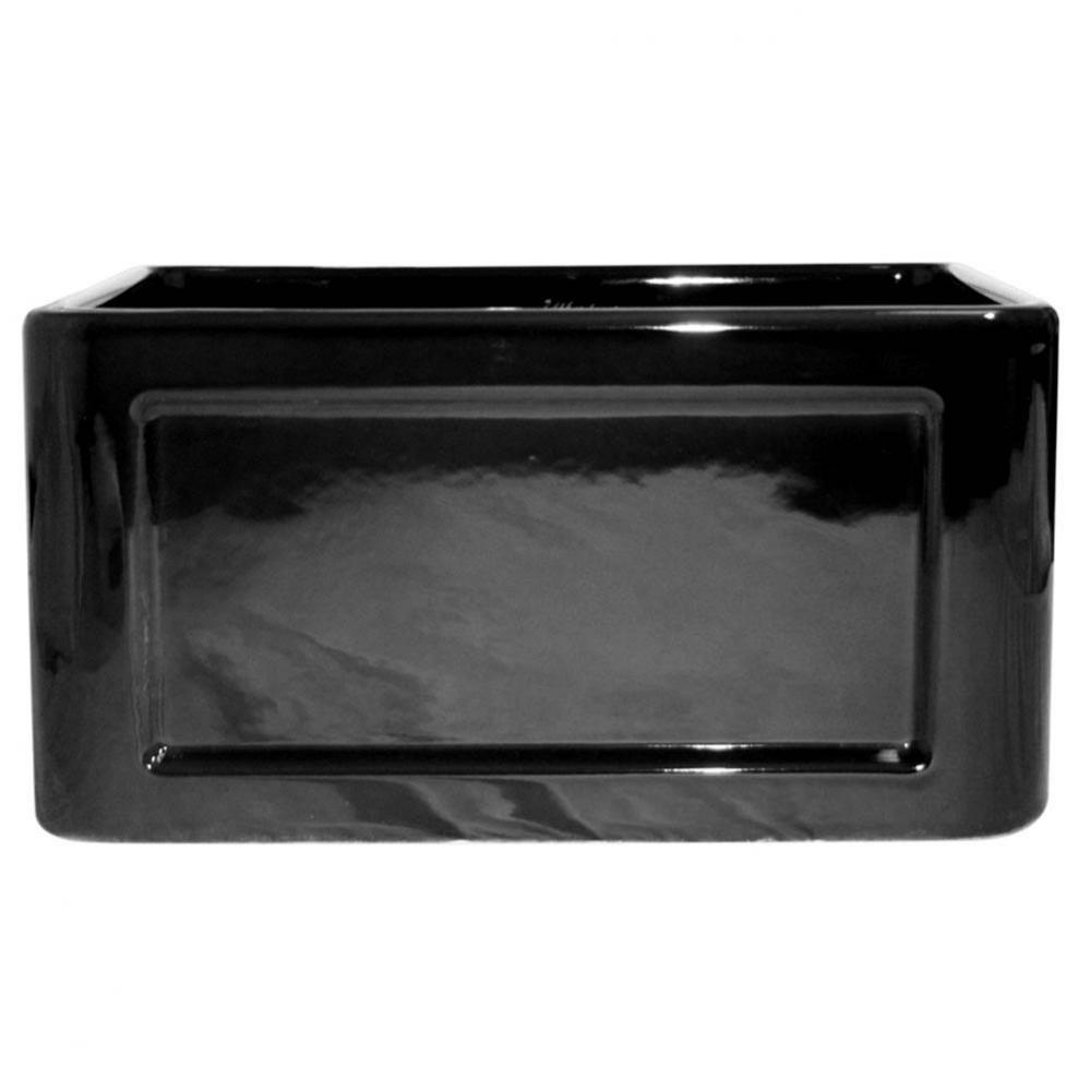 Farmhaus Fireclay Reversible Sink with a Concave Front Apron on One Side and Fluted Front Apron on
