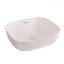 Whitehaus WH71302 - Isabella Plus Collection Rectangular Above Mount Basin with Center Drain