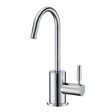 Whitehaus WHFH-C1010-C - Point of Use Cold Water Drinking Faucet with Gooseneck Swivel Spout