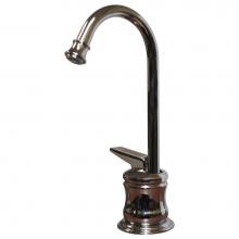 Whitehaus WHFH3-H65-C - Point of Use Instant Hot Water Faucet with Gooseneck Spout and Self Closing Handle