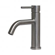 Whitehaus WHS8601-SB-BSS - Waterhaus Solid Stainless Steel, Single lever Elevated Lavatory Faucet