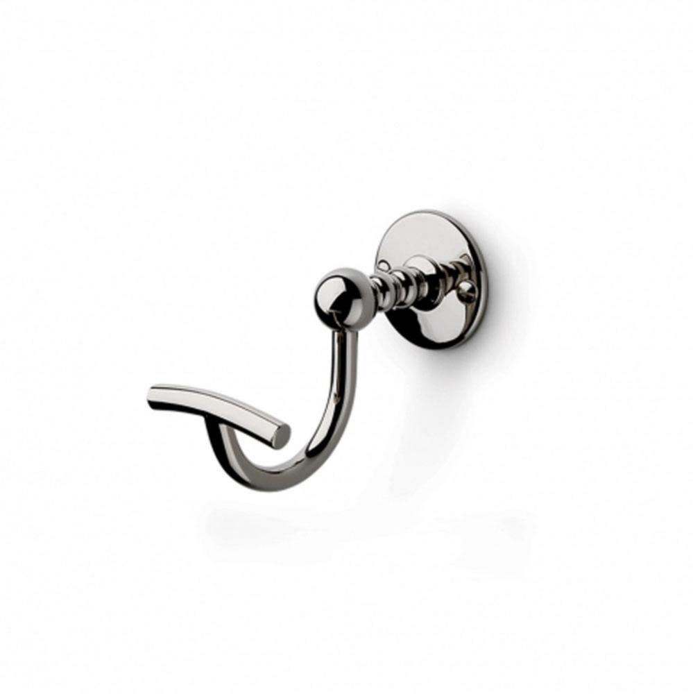 Etoile Single Robe Hook in Unlacquered Brass