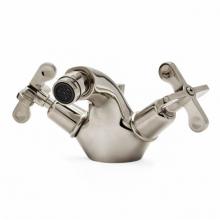 Waterworks 08-44983-54892 - Henry One Hole Bidet Fitting with Cross Handles in