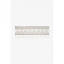 Waterworks 02-69593-81342 - Architectonics Handmade Classic Revival Serpentine Border 2 1/8 x 6 Finished and Glazed (Left) in