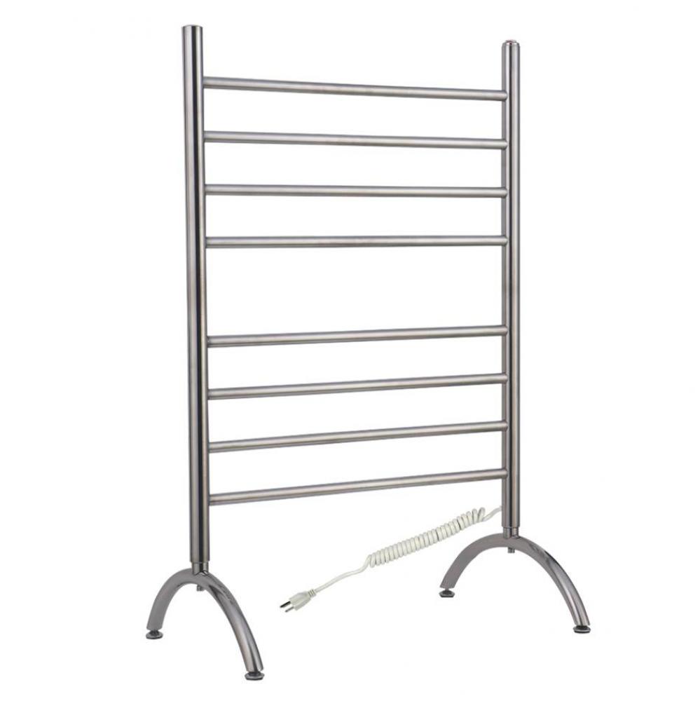 Towel Warmer Barcelona Free Standing 8-Bar Brushed