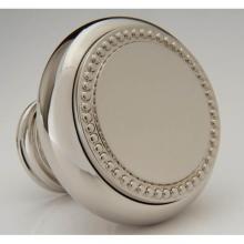 Water Street Brass 8409BARC - Decorative 1-1/2'' Bead Round Knob - Barcelona
