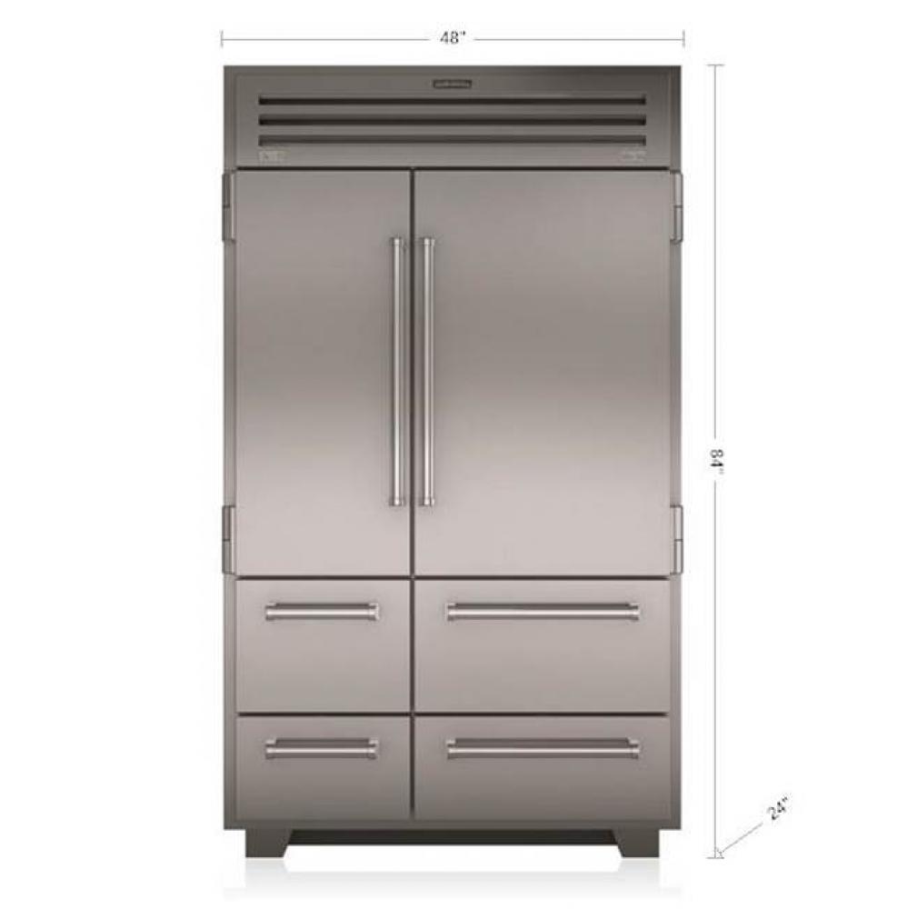 48'' PRO Refrigerator/Freezer