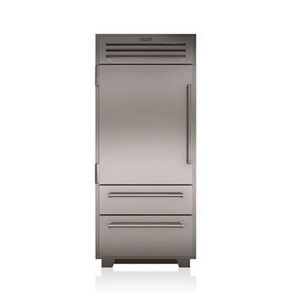 36'' PRO REFRIGERATOR/FREEZER - RIGHT HINGE