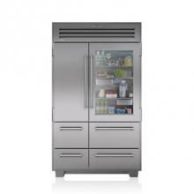 Subzero 648PROG - 48'' PRO SIDE-BY-SIDE REFRIGERATION, GLASS