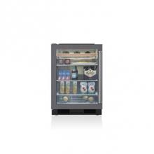 Subzero UC-24BG/O-RH - 24'' UNDERCOUNTER BEVERAGE, GLASS DOOR, OVERLAY RIGHT