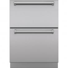 Subzero 9011700 - Stainless Drawer Panel Set, 4'' Tk, Outdoor, Pro Handle