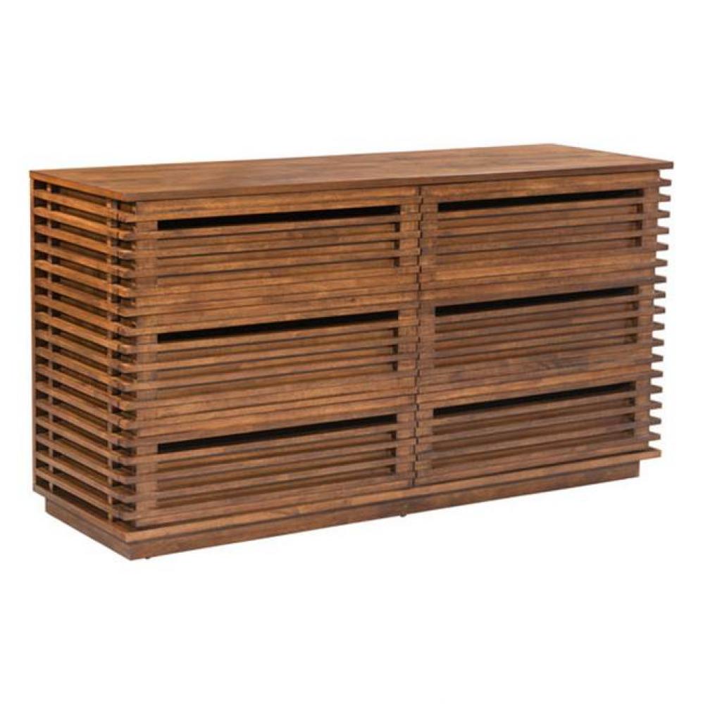 Linea Double Dresser Walnut