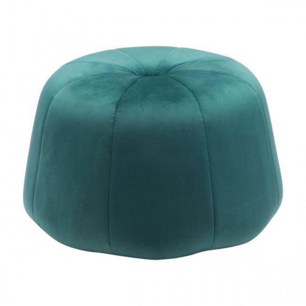 Dulcet Ottoman Green Velvet