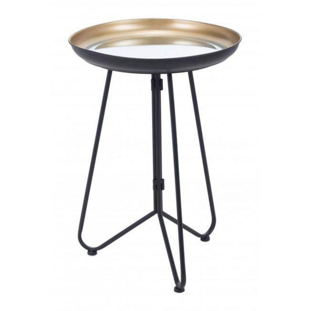 Foley Accent Table Gold and Black