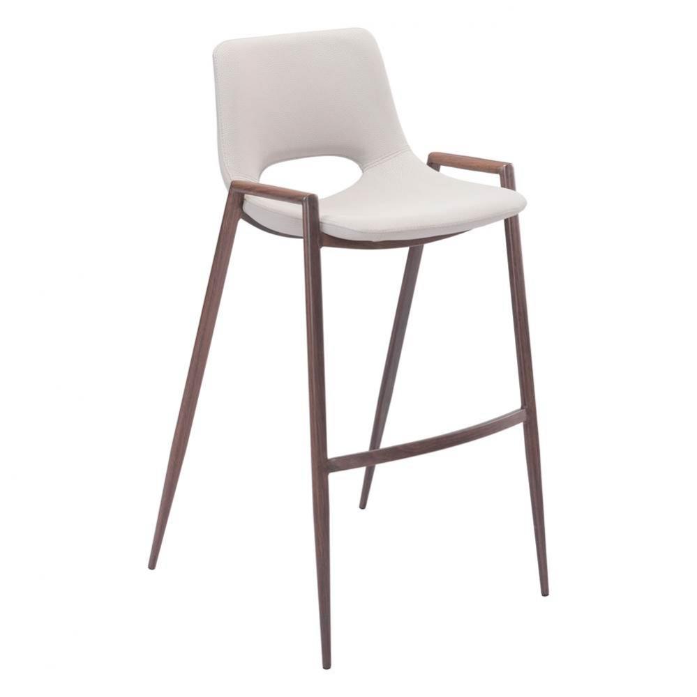 Desi Bar Chair (Set of 2) Beige