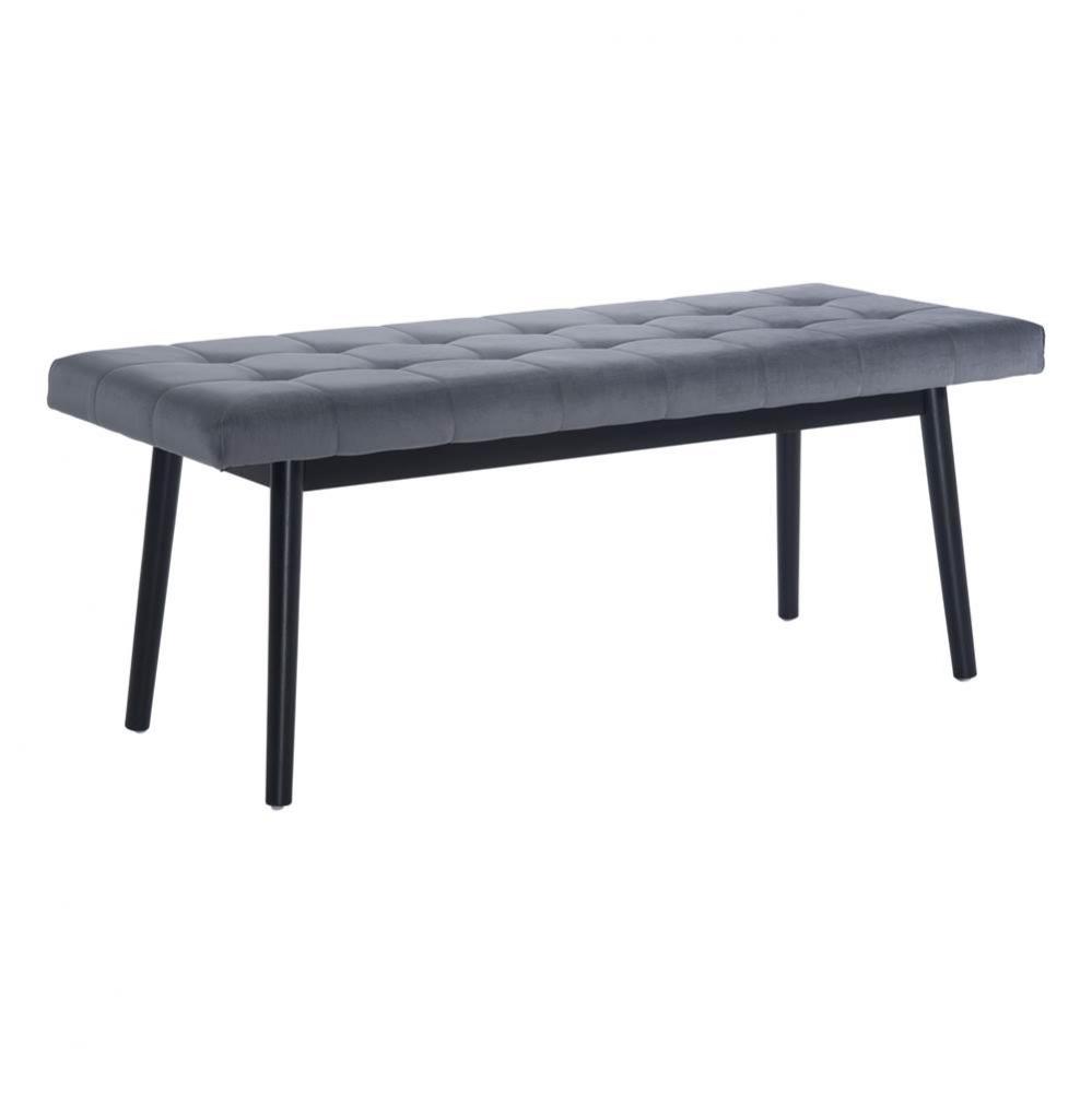 Tanner Bench Gray and Black