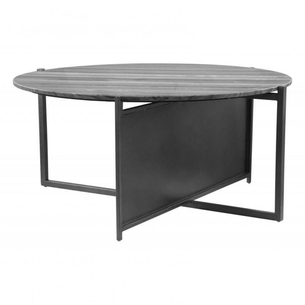 Mcbride Coffee Table Gray and Black