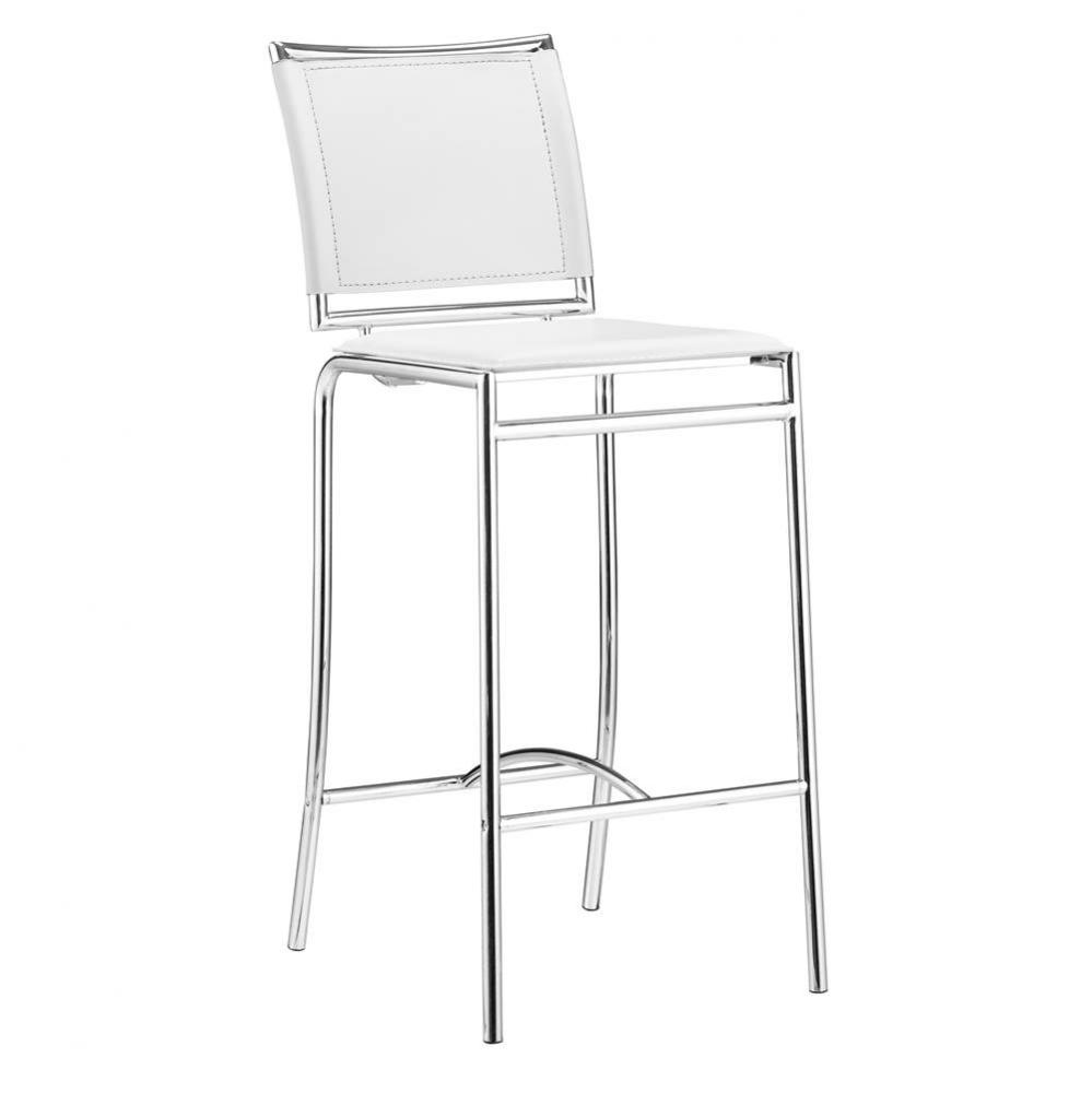 Soar Bar Chair (Set of 2) White