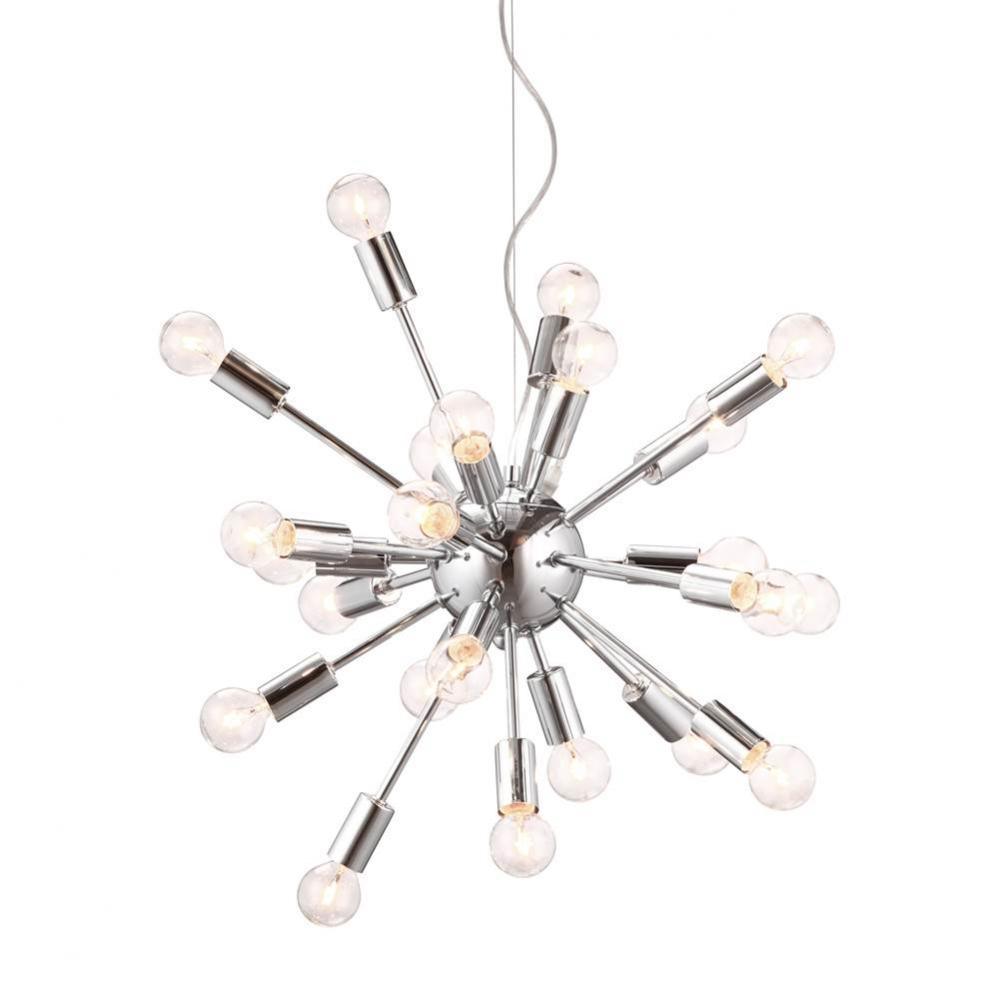 Pulsar Ceiling Lamp Chrome