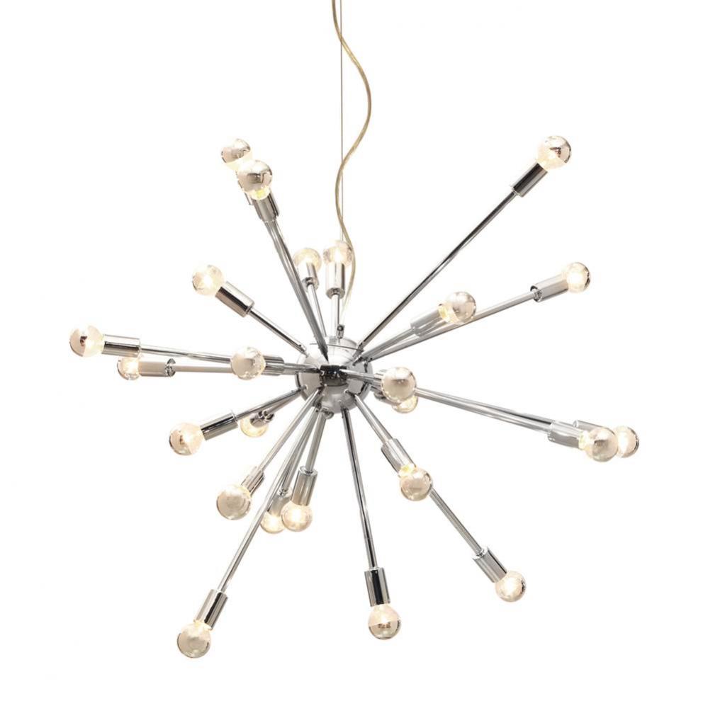 Physics Ceiling Lamp Chrome