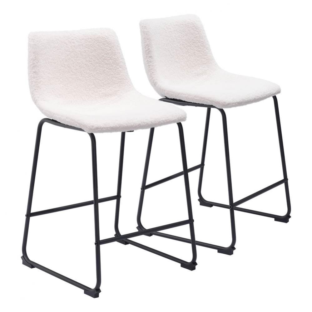 Smart Counter Chair (Set of 2) Ivory