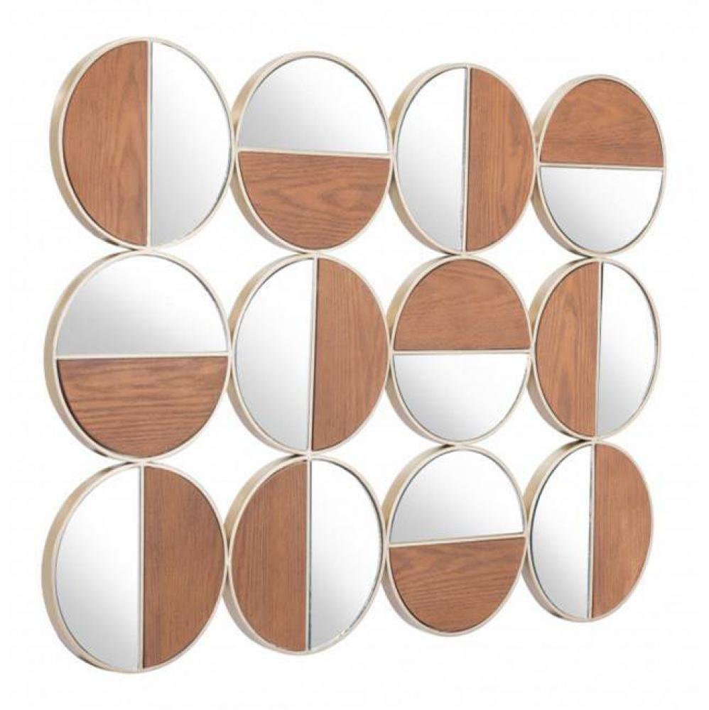 Cycle Round Mirror Multicolor