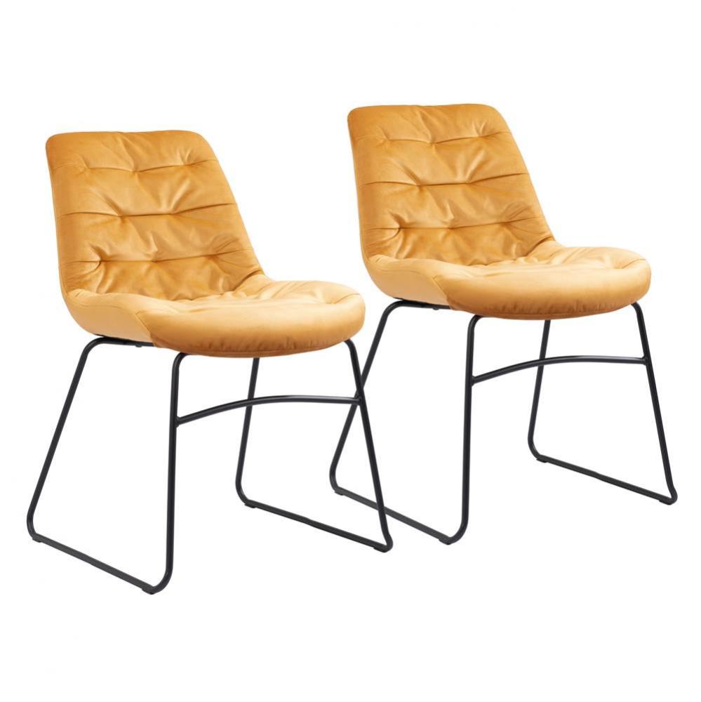 Tammy Dining Chair (Set of 2) Orange