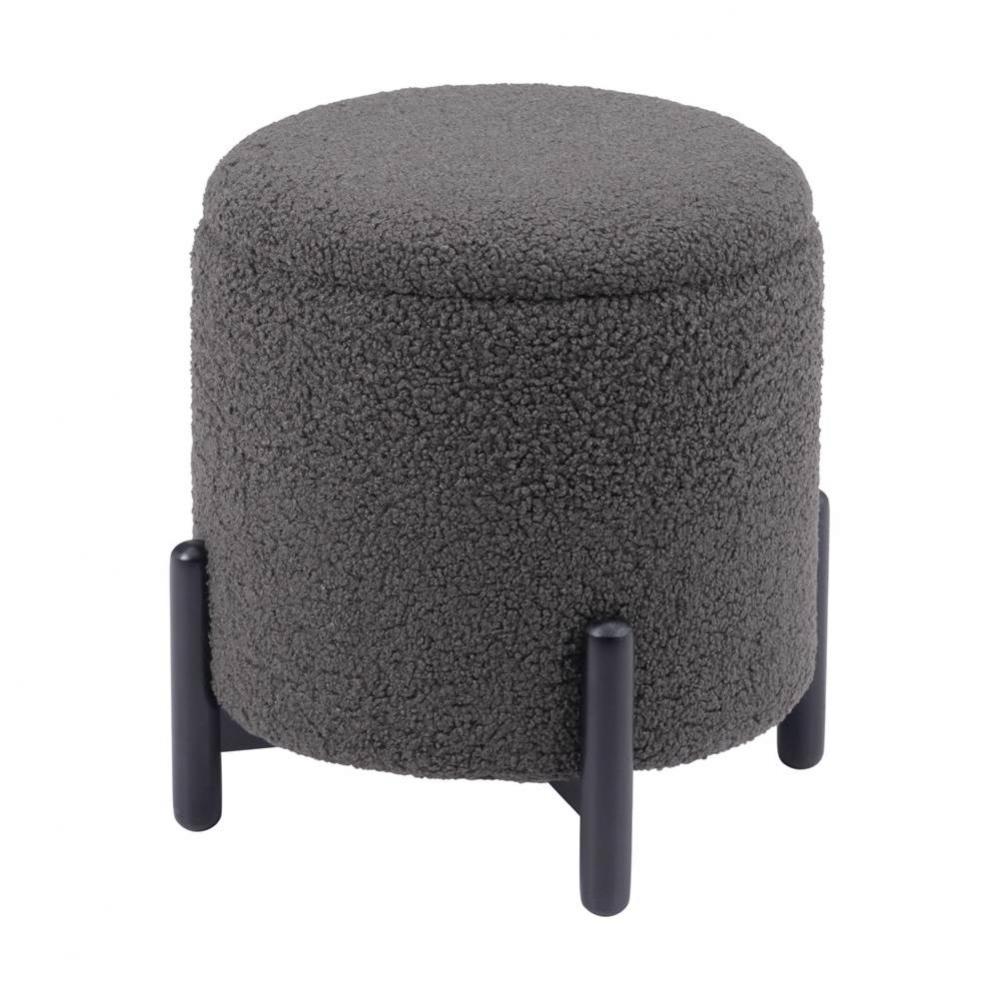 Calistoga Ottoman Dark Gray